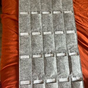 Gray Hanging Shoe Organizer